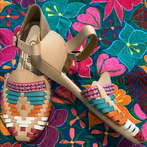 multi colored huaraches